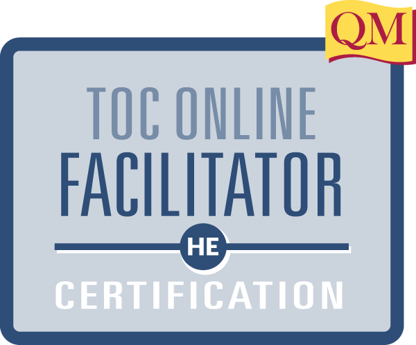 TOC Online Higher Ed Facilitator Certification