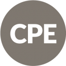 CPE icon, gray circle with CPE inside